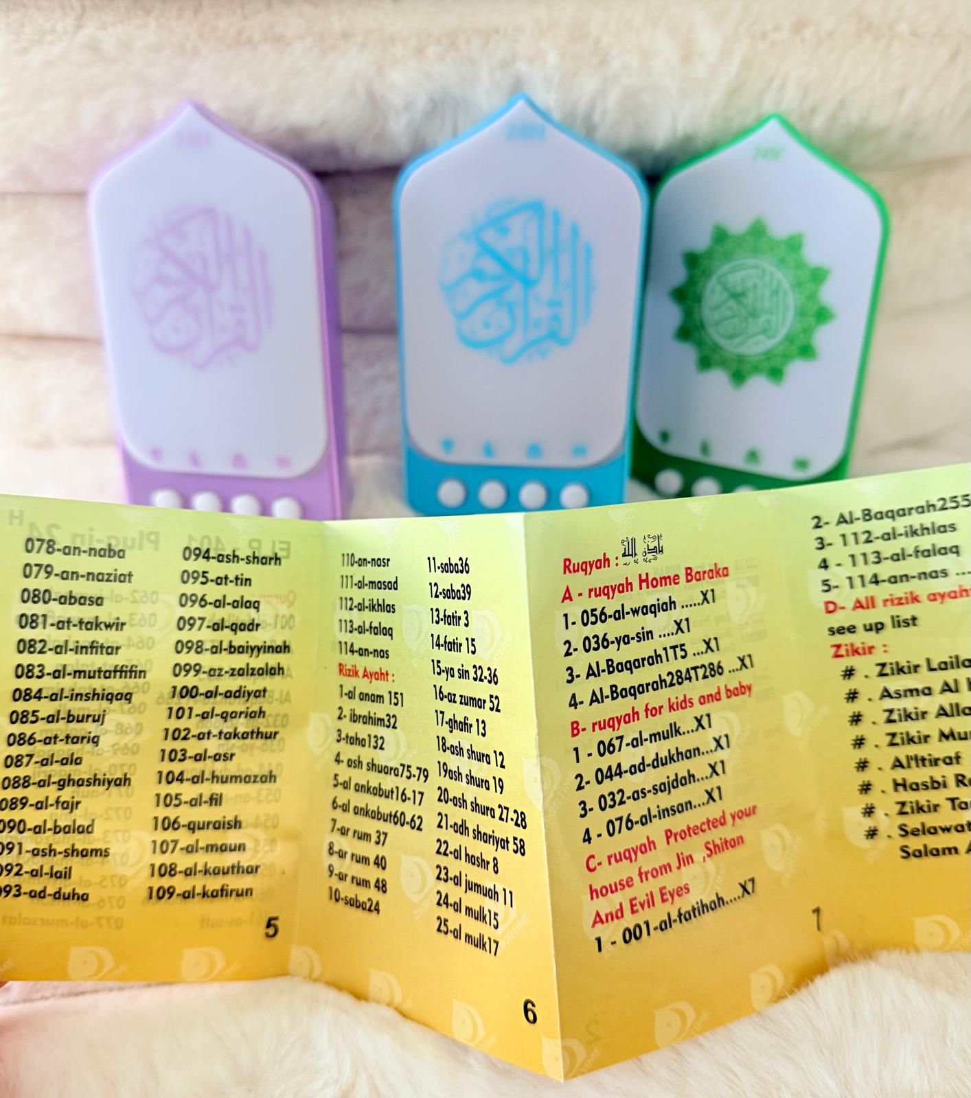 Dhikr en koran lampje
