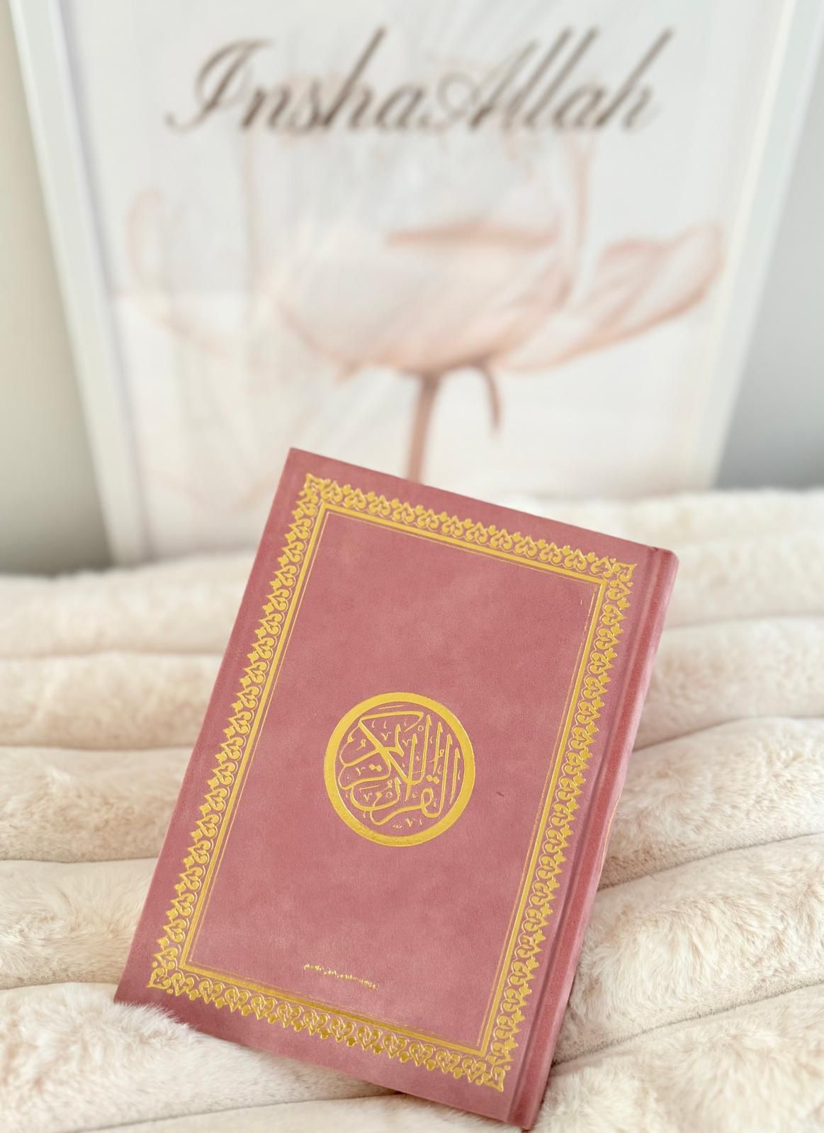 Koran velvet/suede Arabisch